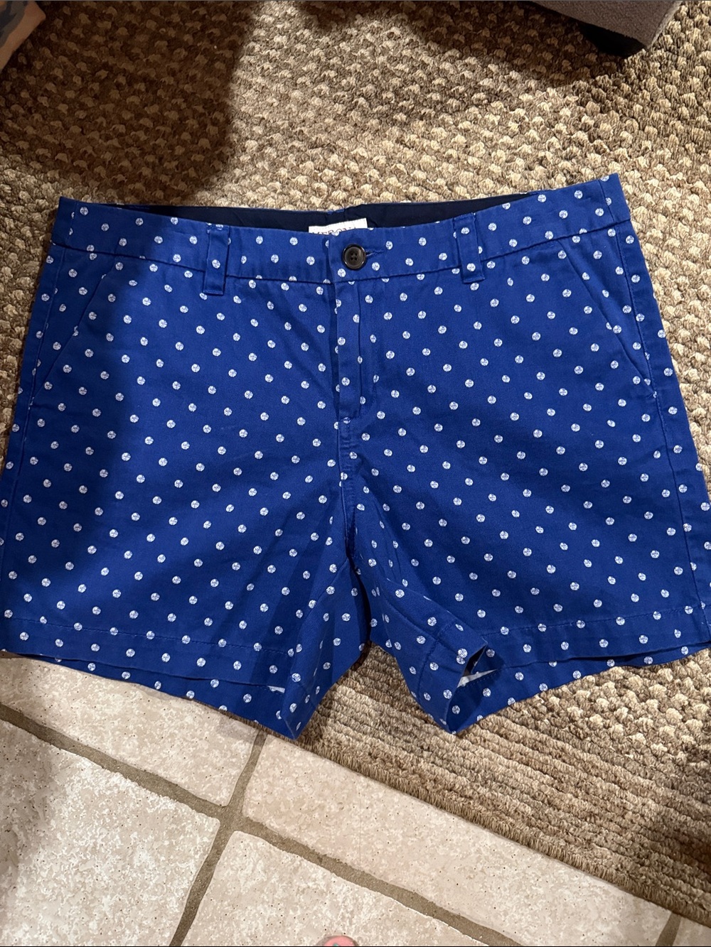 Blue Polka Dot Women’s Shorts